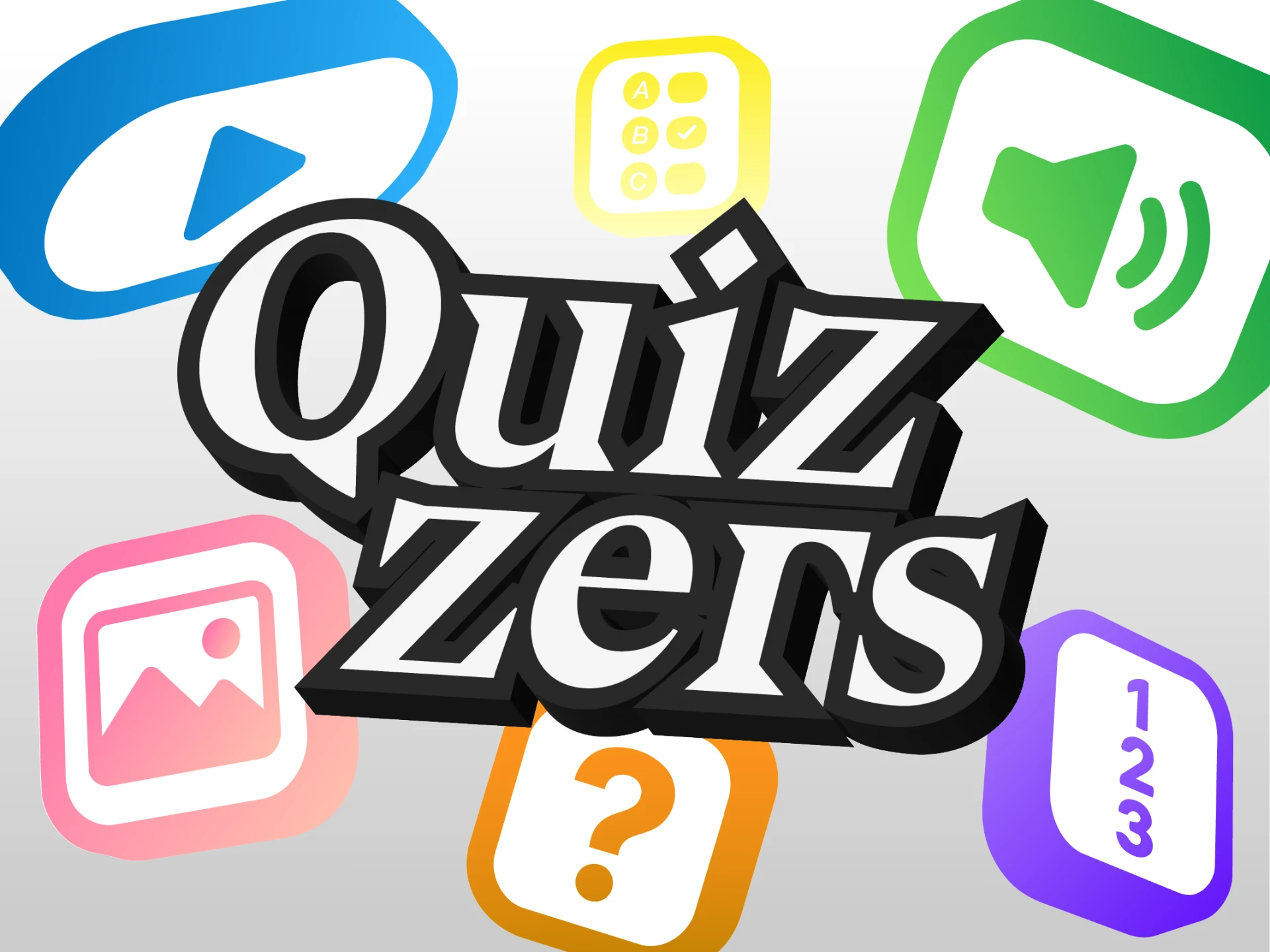 Visual van het spel Quizzers