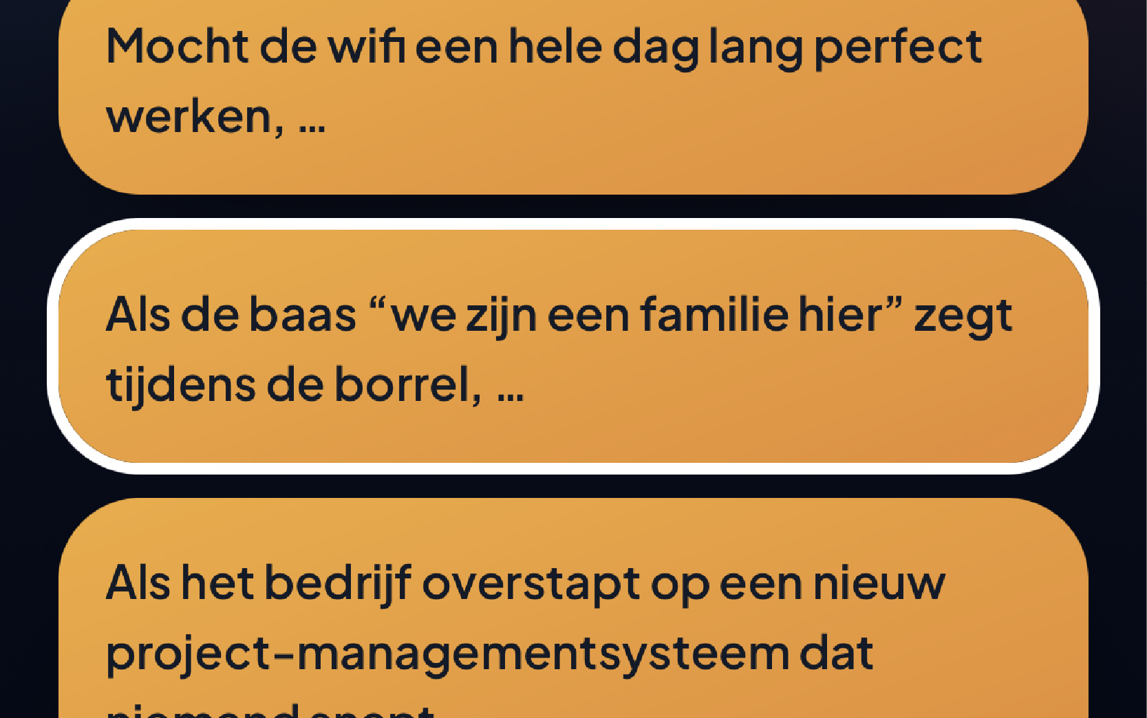 Uitleg stap 1 van Work Rules