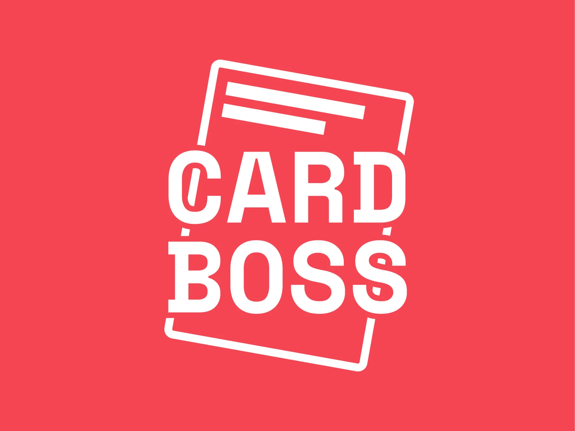 Visual van het spel Card Boss
