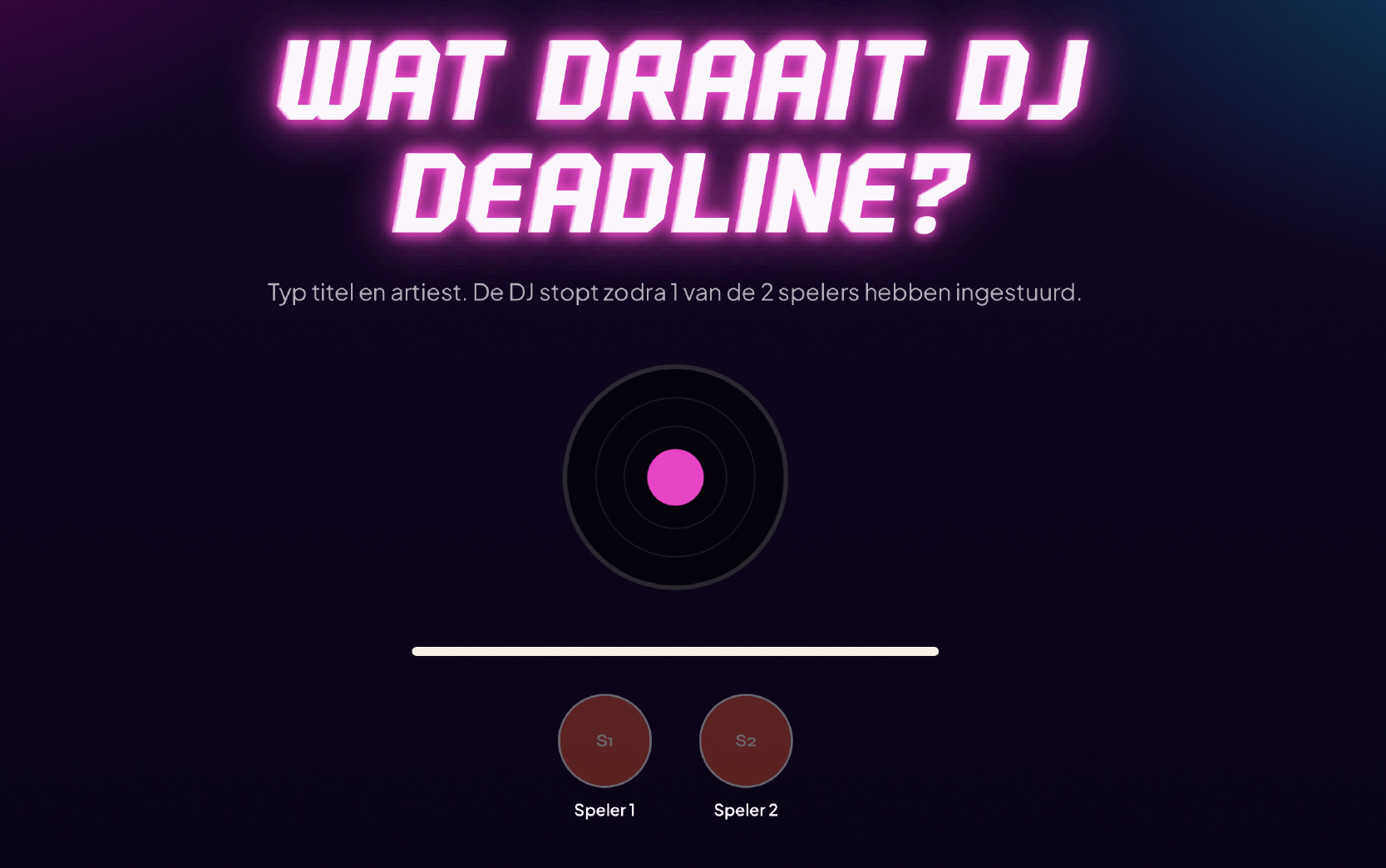 Uitleg stap 1 van DJ Deadline