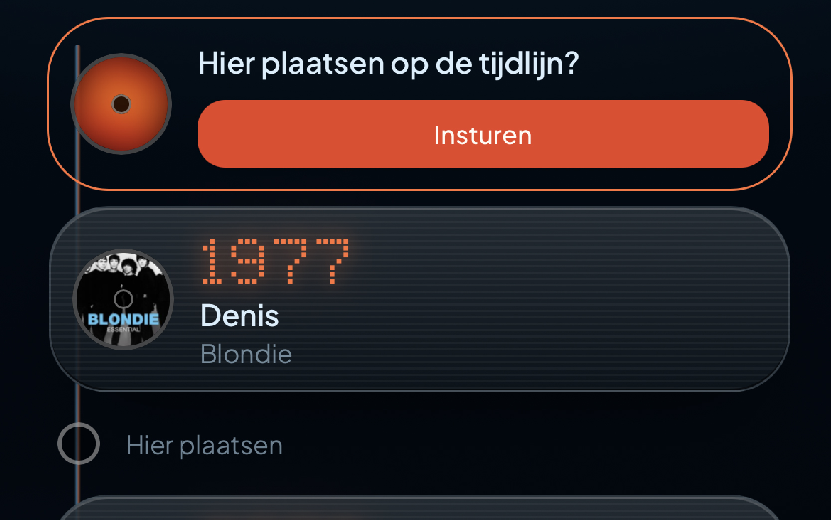 Uitleg stap 2 van Timeline FM